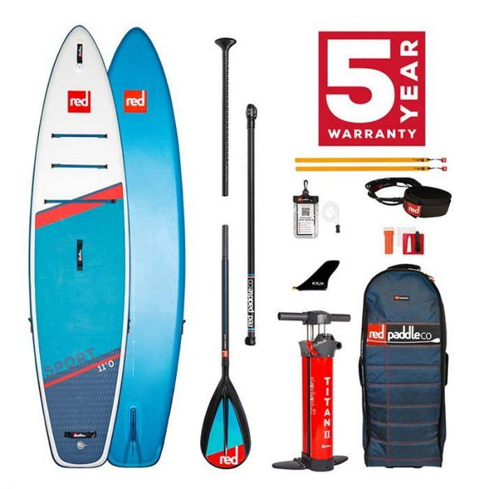 Red Paddle 11’0″ SPORT TOURING PADDLE BOARD PACKAGE - Kite N Surf