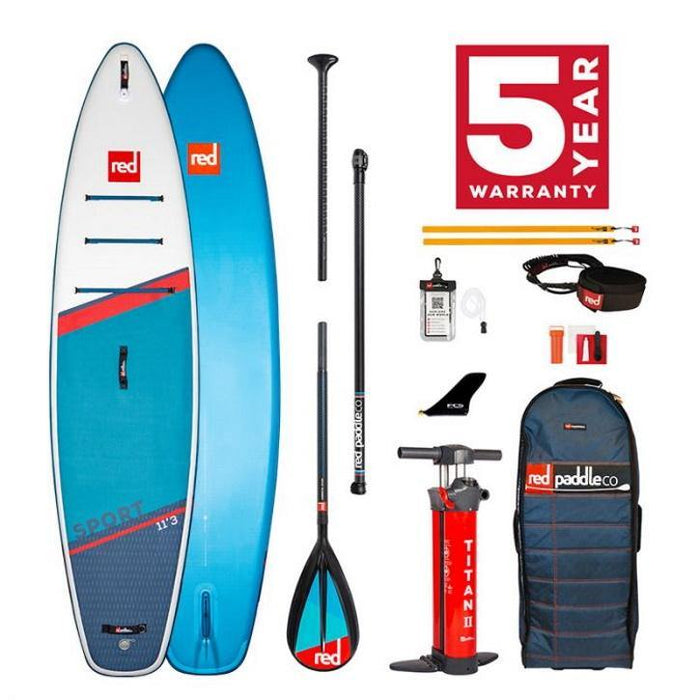 Red Paddle 11’3″ SPORT SUP BOARD PACKAGE - Kite N Surf