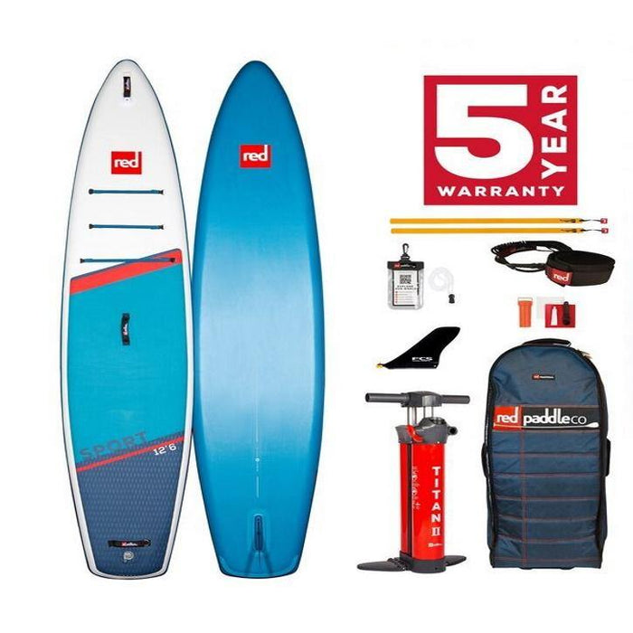 Red Paddle 12’6″ SPORT SUP BOARD PACKAGE - Kite N Surf