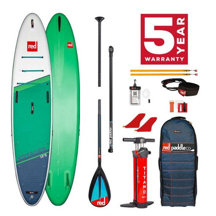 Red Paddle 12’6″ VOYAGER TOURING PADDLE BOARD PACKAGE - Kite N Surf