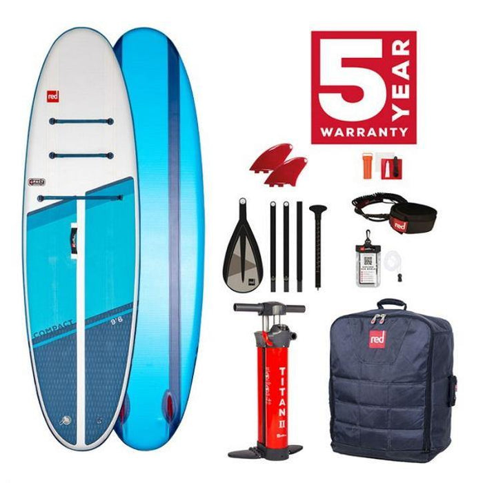 Red Paddle 9'6 Compact Inflatable Paddle Board Package - Kite N Surf