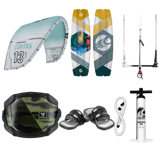 2021 Cabrinha Contra 13m Kite Surf Equipment Package
