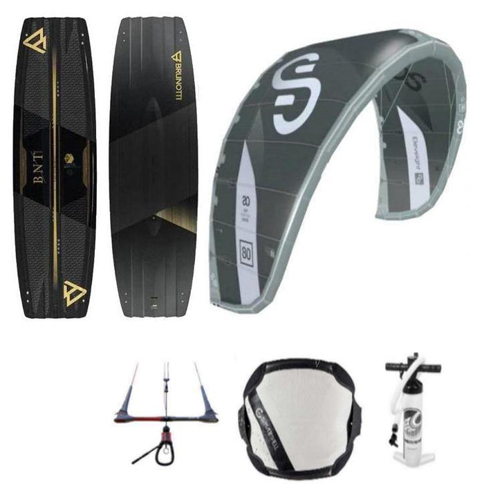 Eleveight OS 12m Grey Kite Surf Equipment Package - Kite N Surf